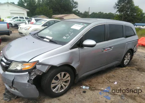 2016 Honda Odyssey Ex-L из США, поврежденный, VIN 5FNRL5H6XGB100798